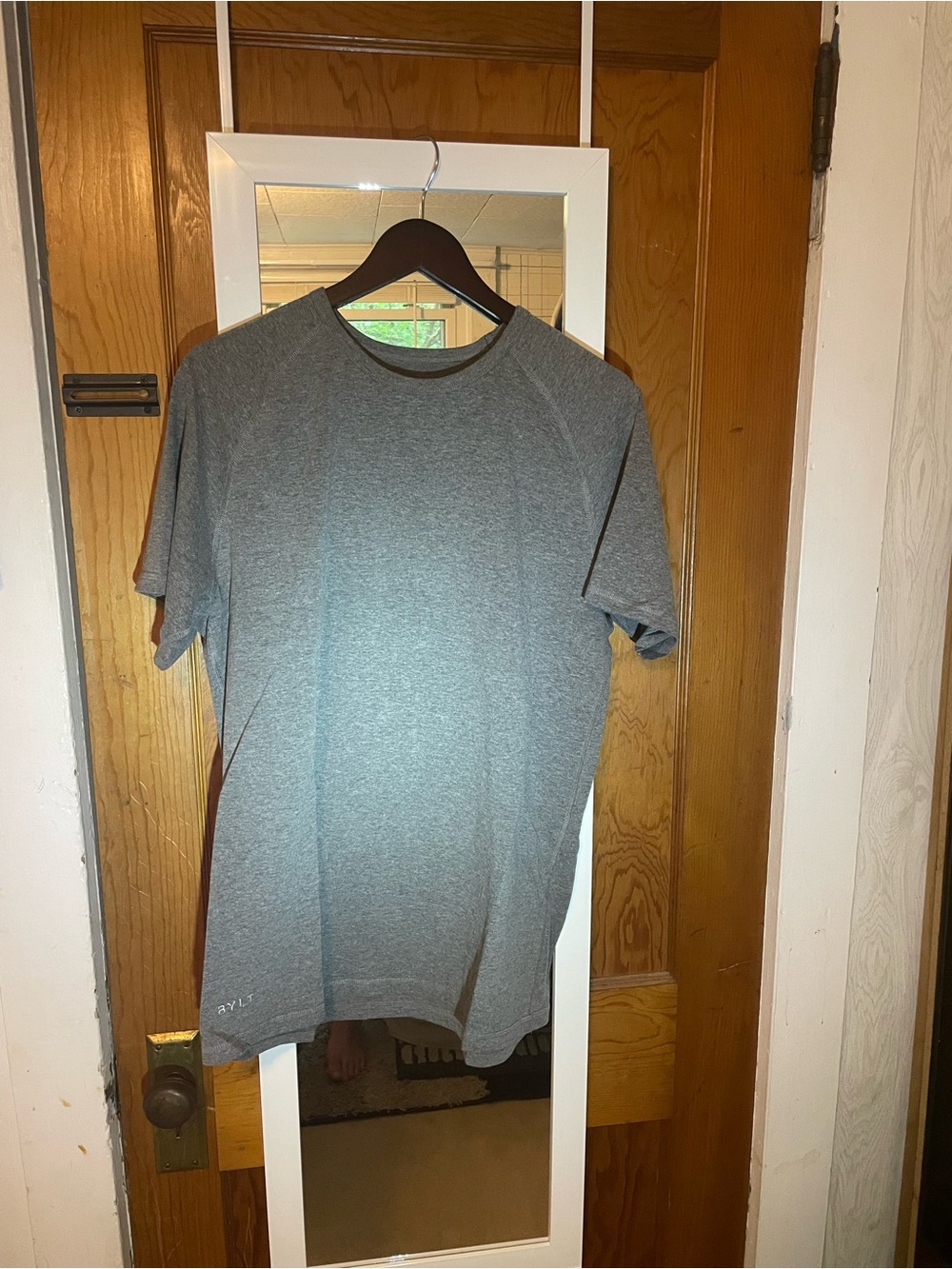BYLT Basics Heather Gray Short Sleeve Crew Tee